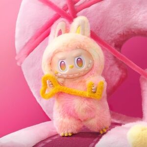 Popmart Big into Energy 100% Authentic Loyalty Labubu Plush Pendant